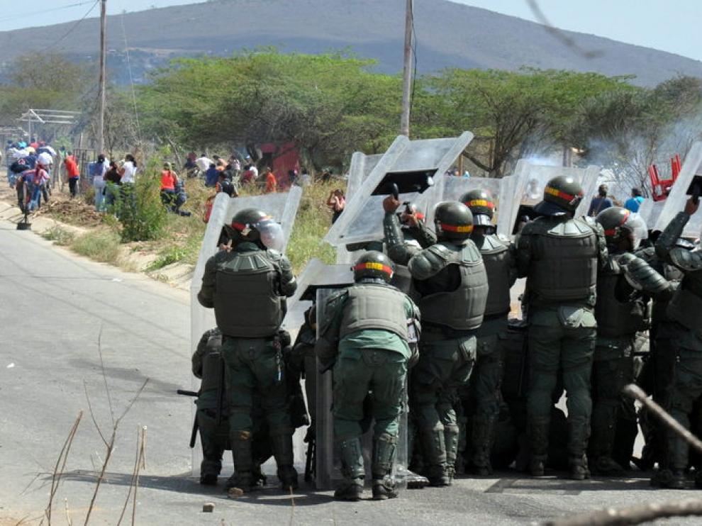 Imagen de la operación tras el motín en la cárcel de Venezuela