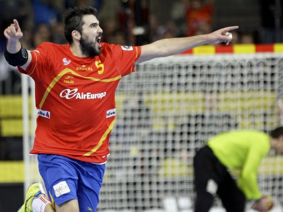 Partido entre España y Dinamarca
