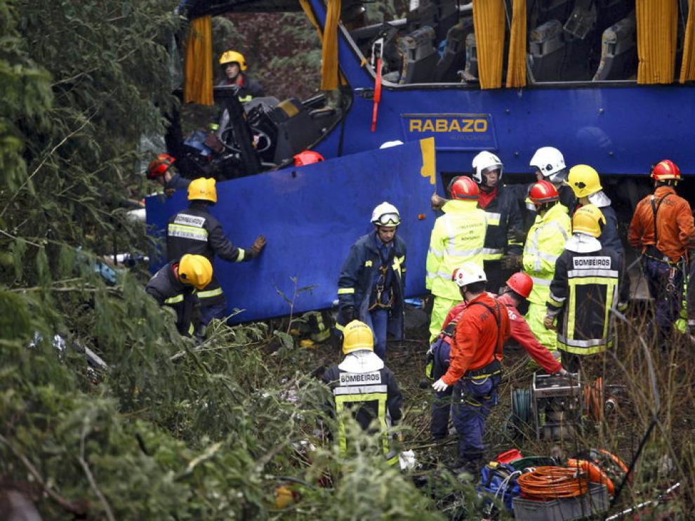 Accidente de tráfico en Portugal