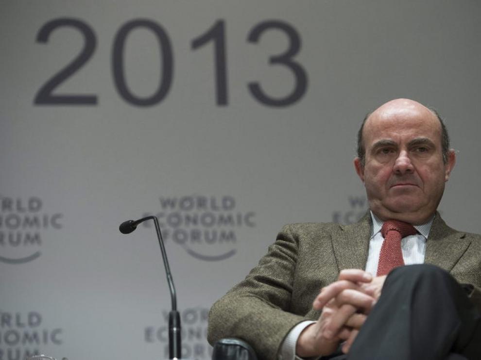 El Ministro de Economía, Luis De Guindos