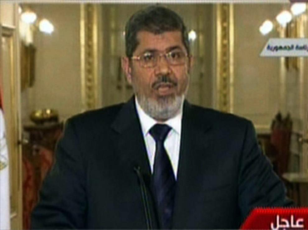 El presidente de Egipto, Mohamed Mursi,