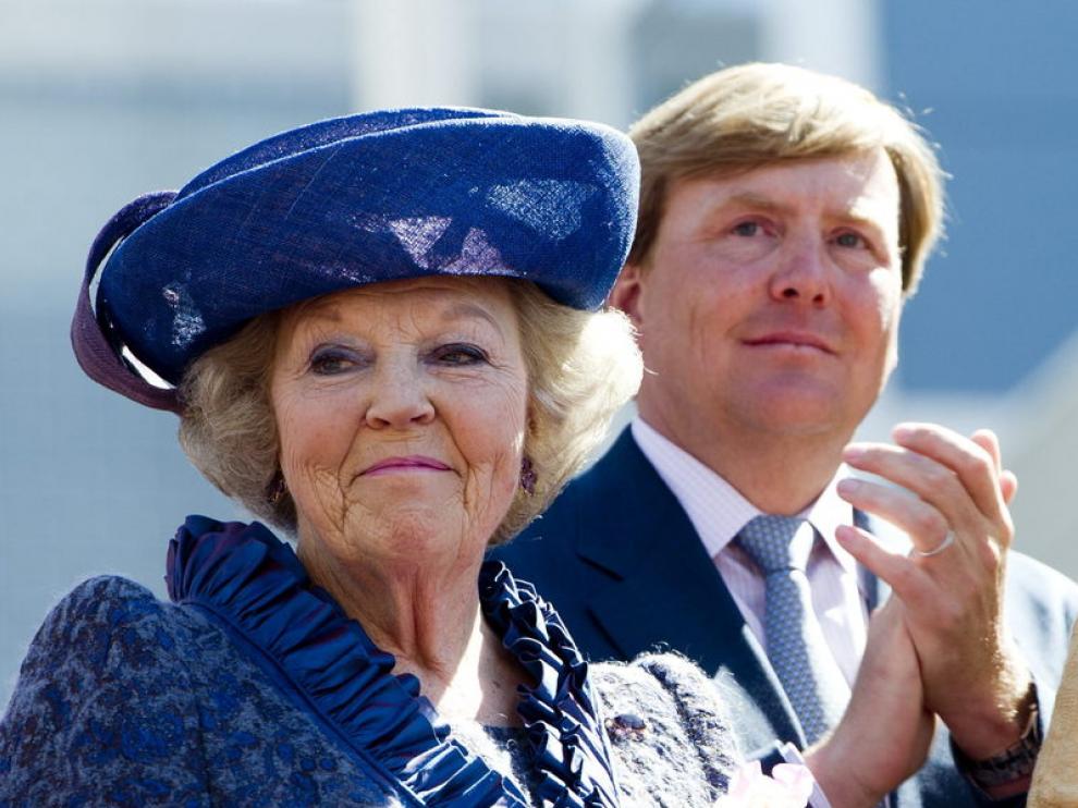 Beatriz de Holanda y su hijo Guillermo