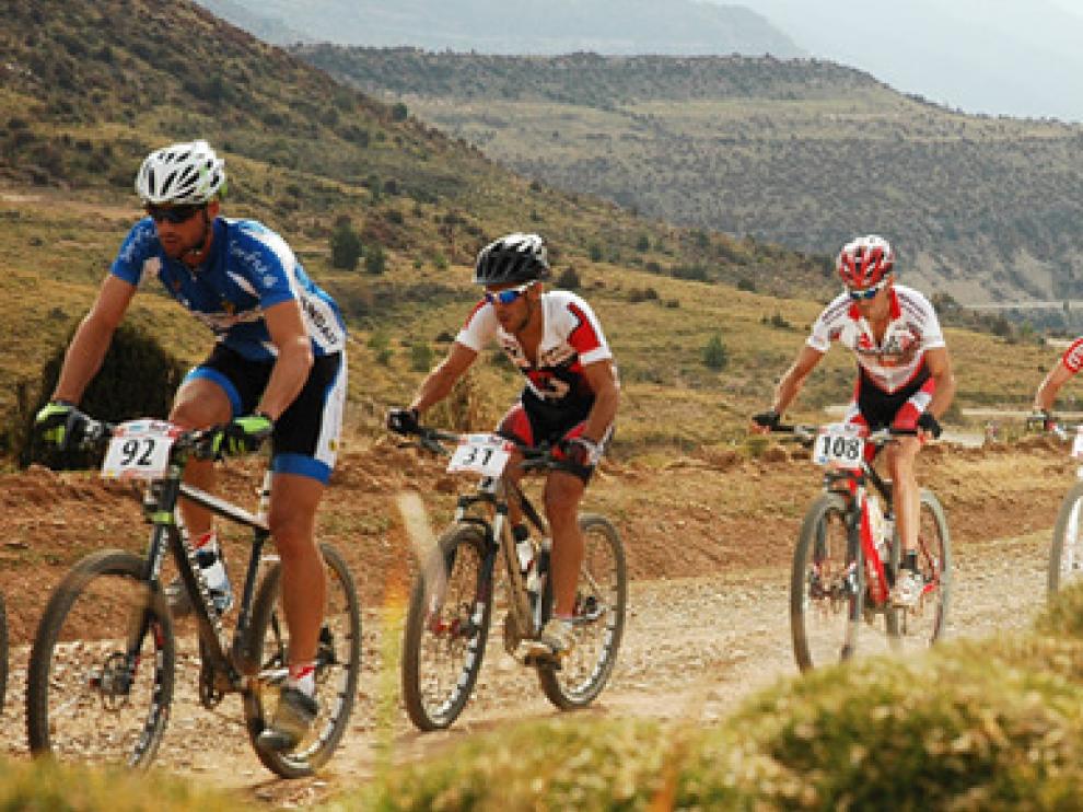 Una imagen del recorrido de la Quebrantahuesos MTB.