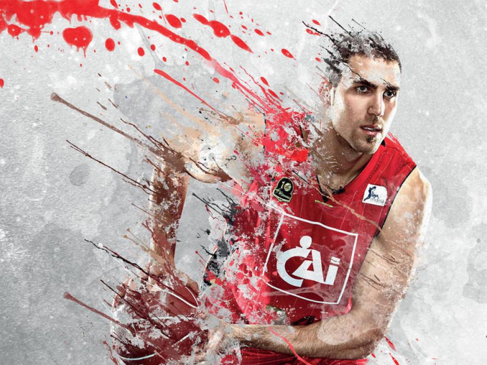 Pablo Aguilar se convierte en pintura para promocionar la Copa