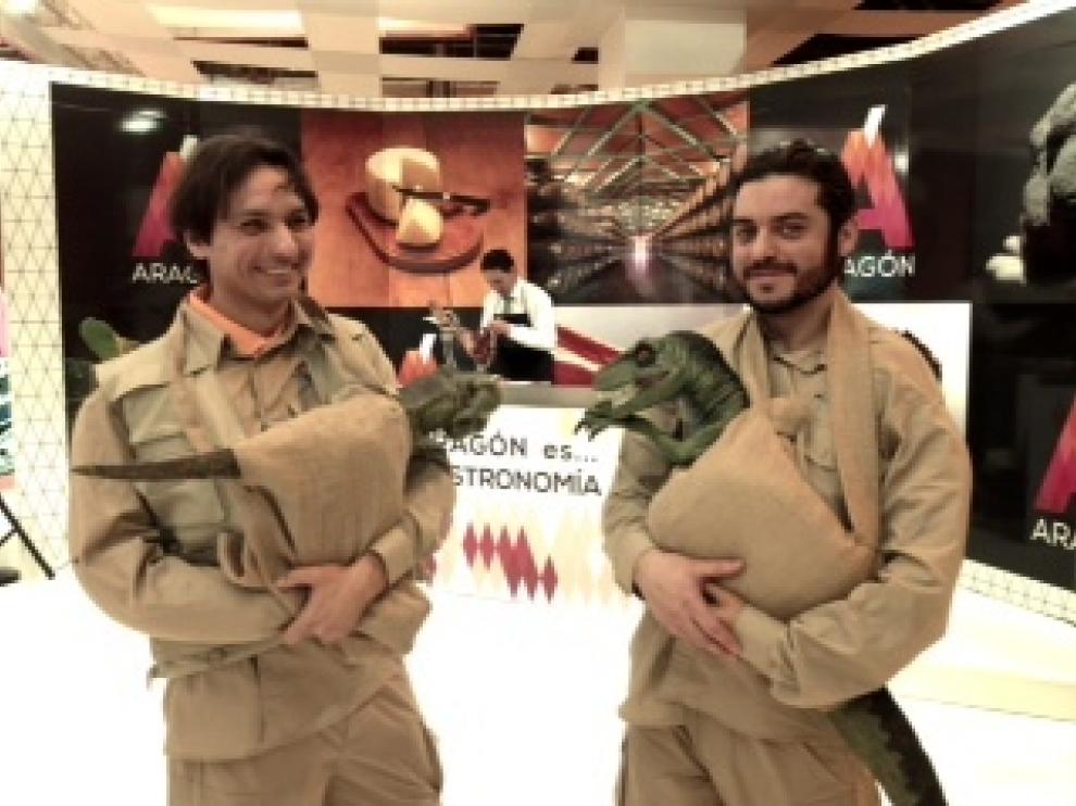 Réplicas de dinosaurios en Fitur