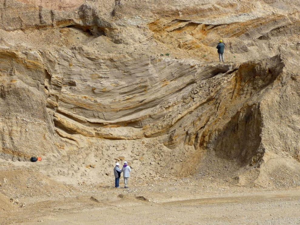 Imagen del hallazgo de dunas eólicas