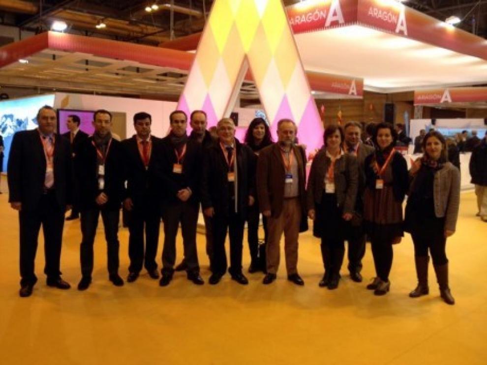 La reunión se ha celebrado en el stand de Aragón en Fitur