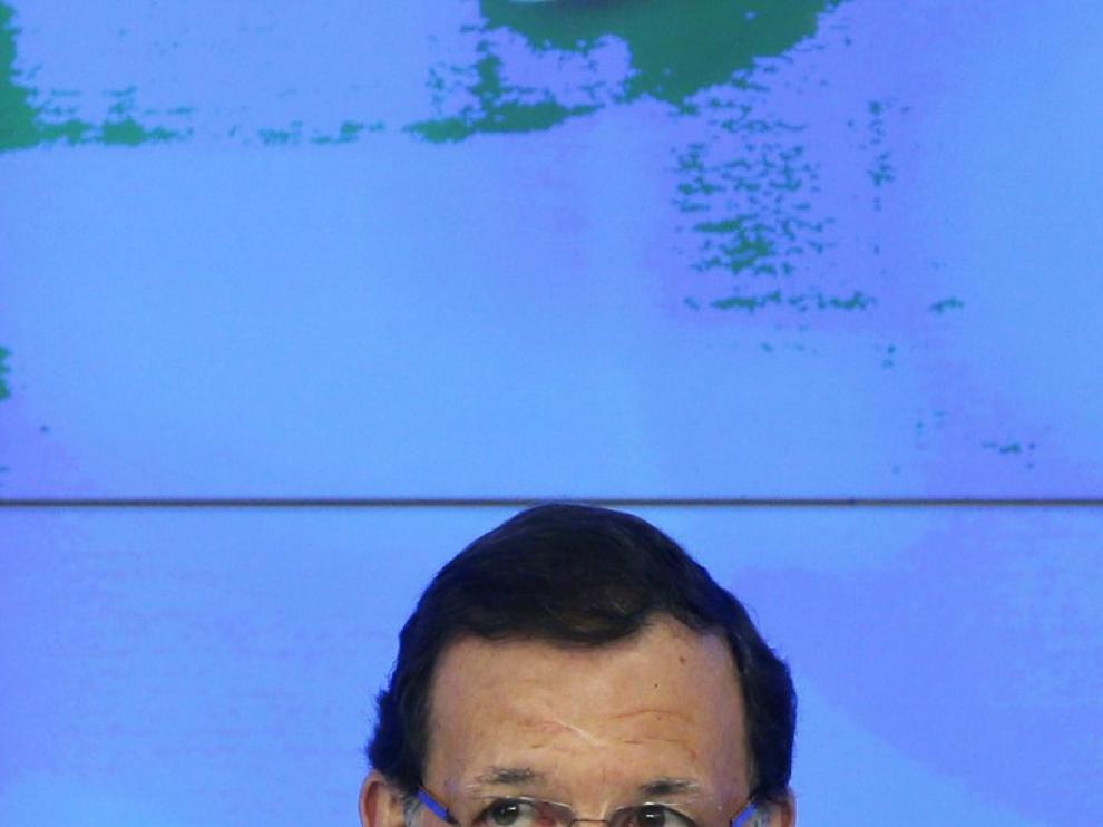 Mariano Rajoy, presidente del Partido Popular, durante el Comité Federal