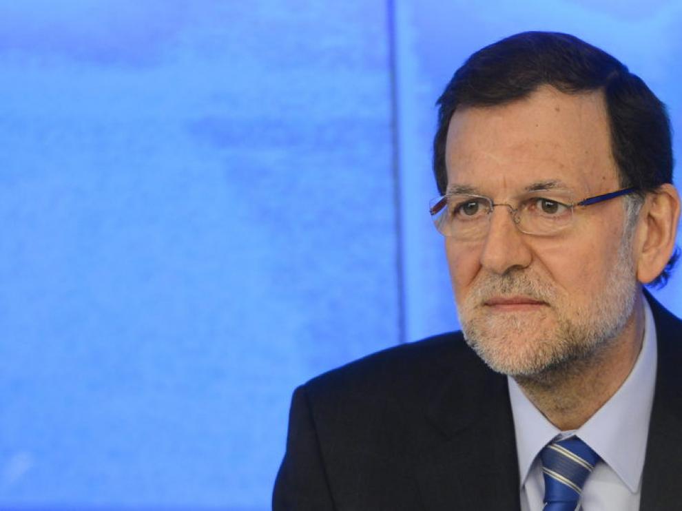 Rajoy, durante su comparecencia