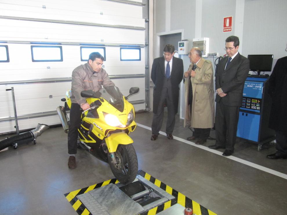 Aliaga, en la inauguración