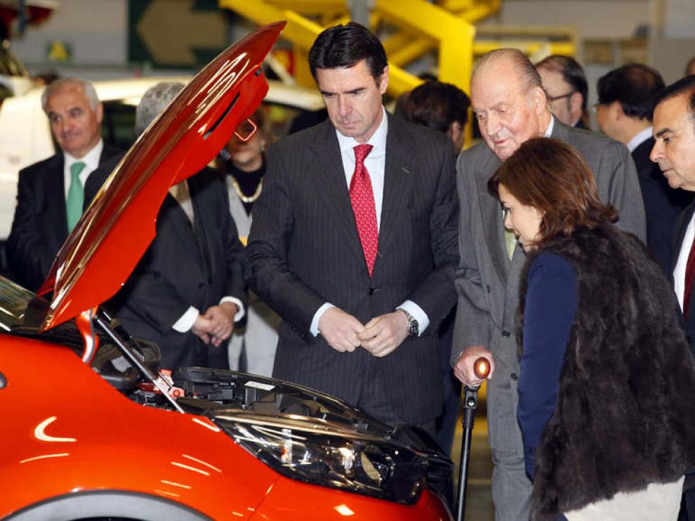 Visita del Rey a las instalaciones de Renault en Valladolid