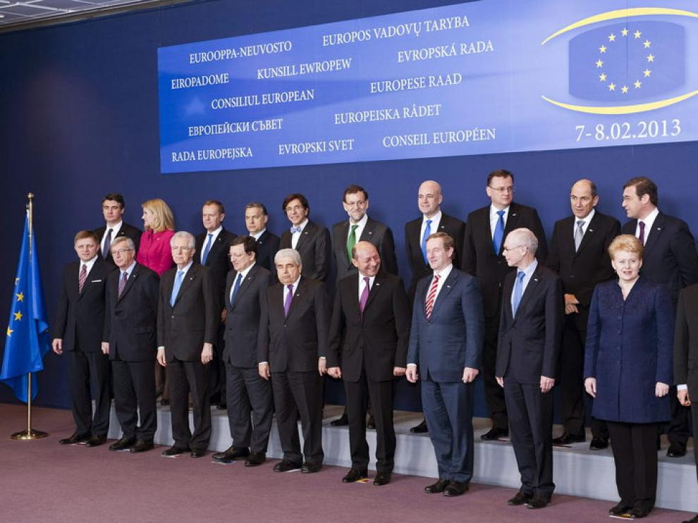 Foto de familia de los líderes de la UE