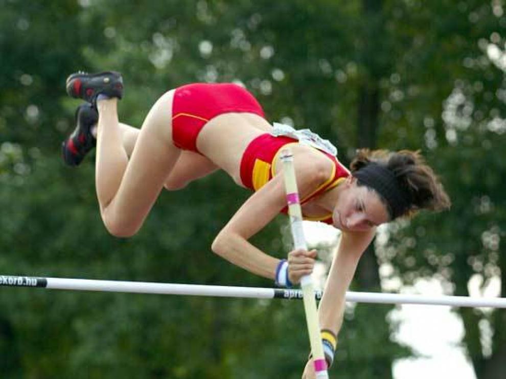Ana Rebenaque, en una competición