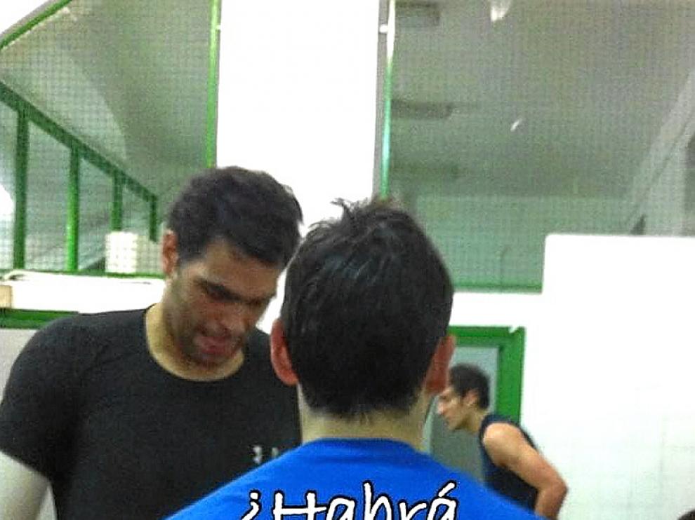 Foto modificada de una camiseta del Mundial de balonmano