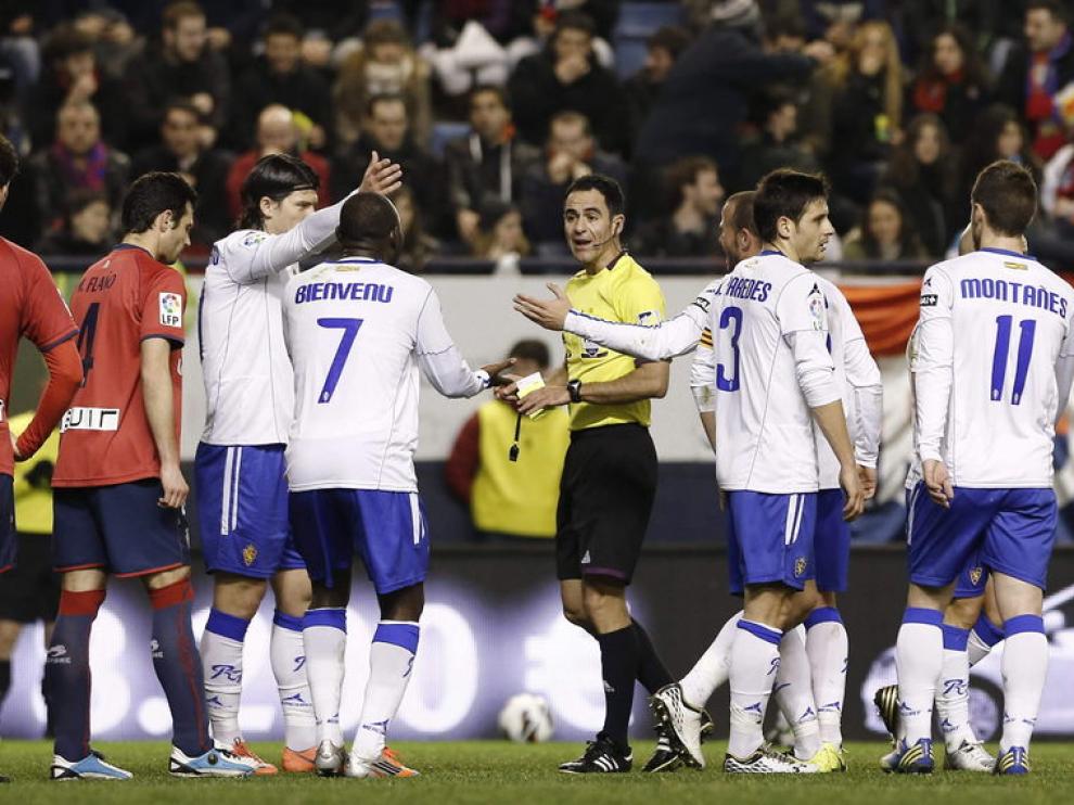 Partido entre el Osasuna y el Zaragoza en el Reyno de Navarra