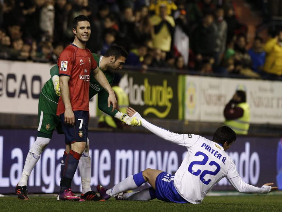 Partido entre el Osasuna y el Zaragoza en el Reyno de Navarra