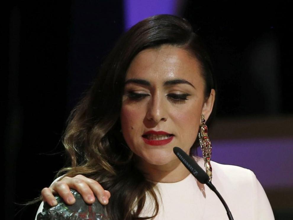 Candela Peña recogía su premio en la gala de los Goya