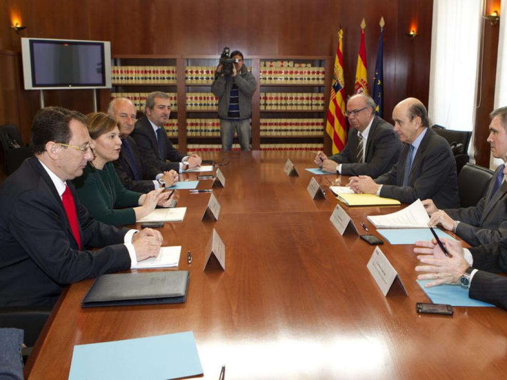 Reunión en Teruel de los consejeros de Aragón y Valencia