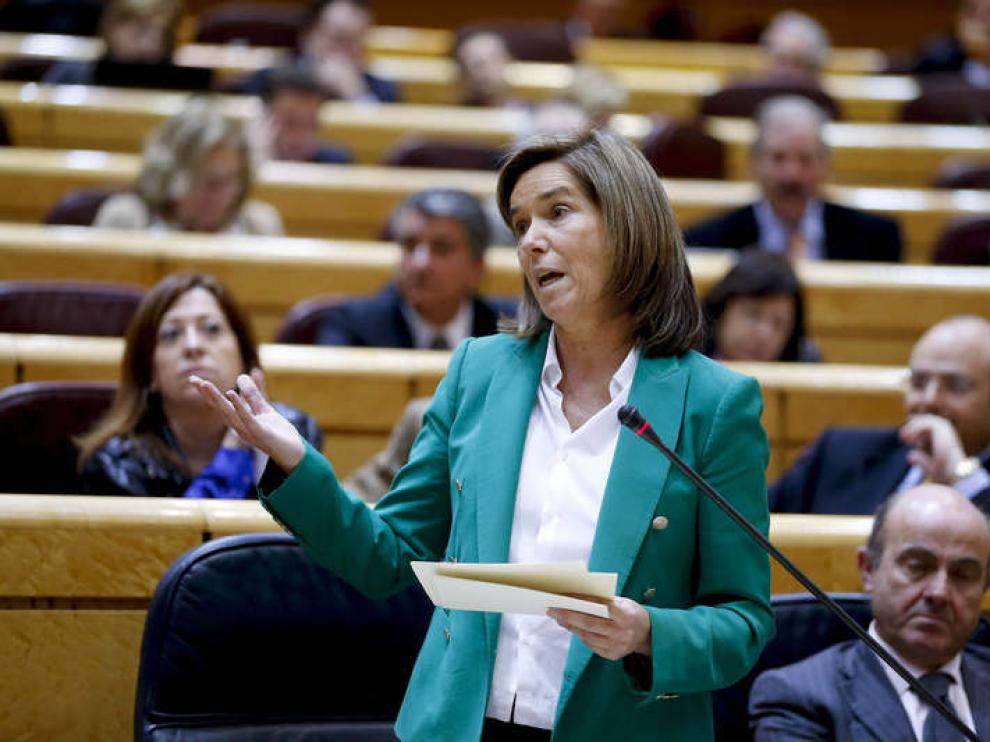 La ministra Ana Mato durante una de sus intervenciones.