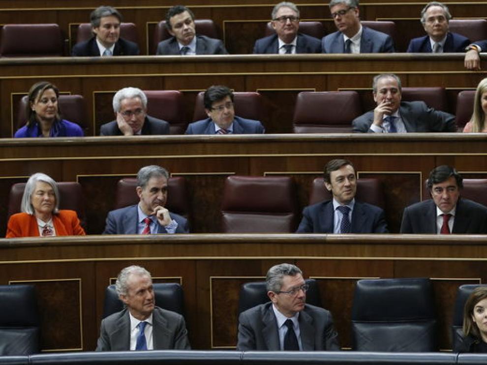 Imagen de la primera joranada del debate en el Congreso
