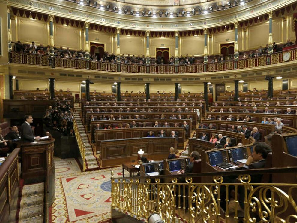 Vista general del Congreso durante el debate