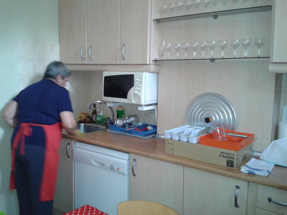 Cocina del nuevo comedor social de Las Fuentes
