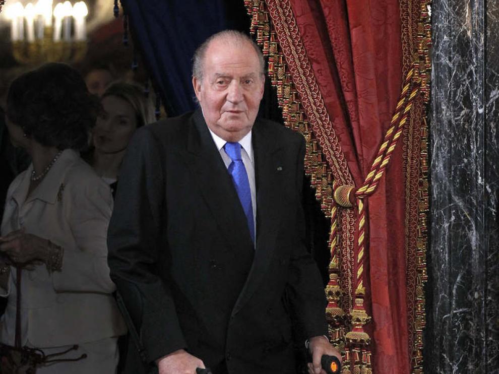 El Rey utiliza muletas desde su última intervención de cadera