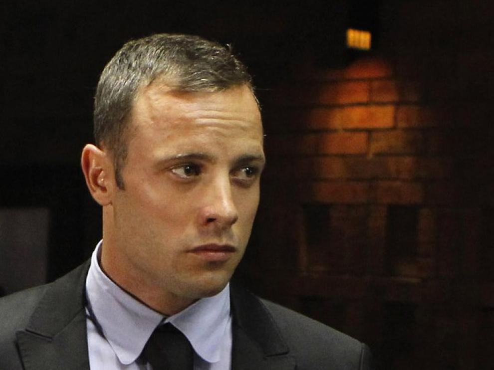 Oscar Pistorius en los juzgados de Pretoria