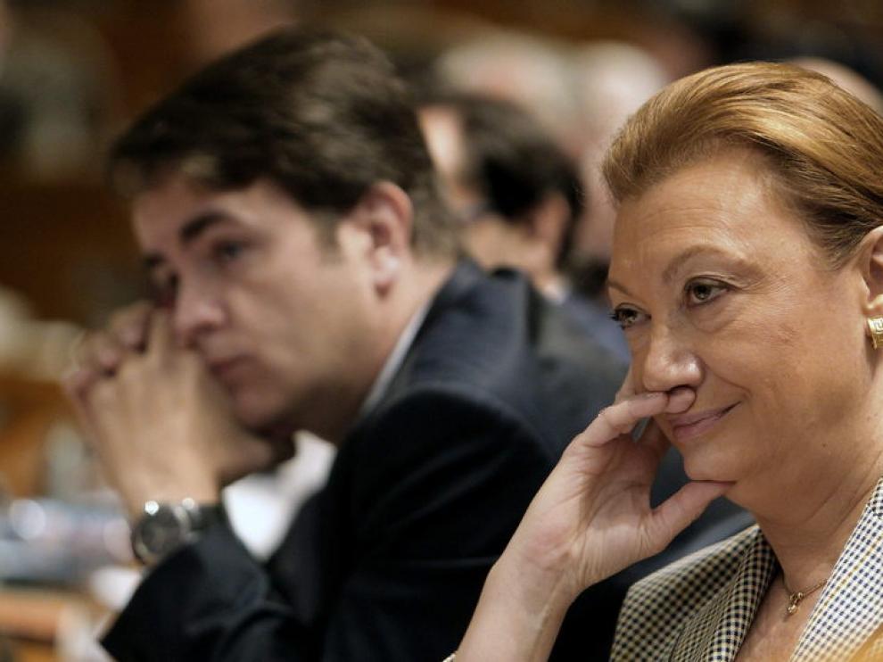 La presidenta de Aragón, Luisa Fernanda Rudi