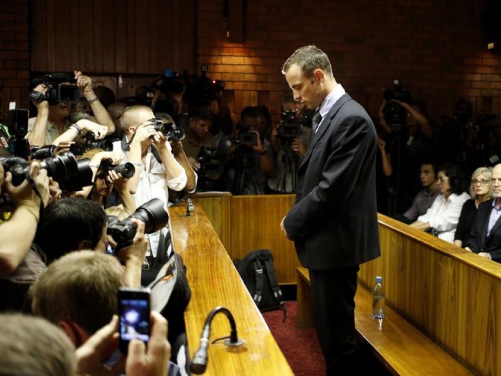 Pistorius, antes de iniciarse la vista