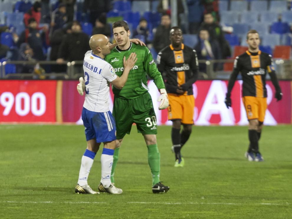 Partido entre el Real Zaragoza y el Valencia