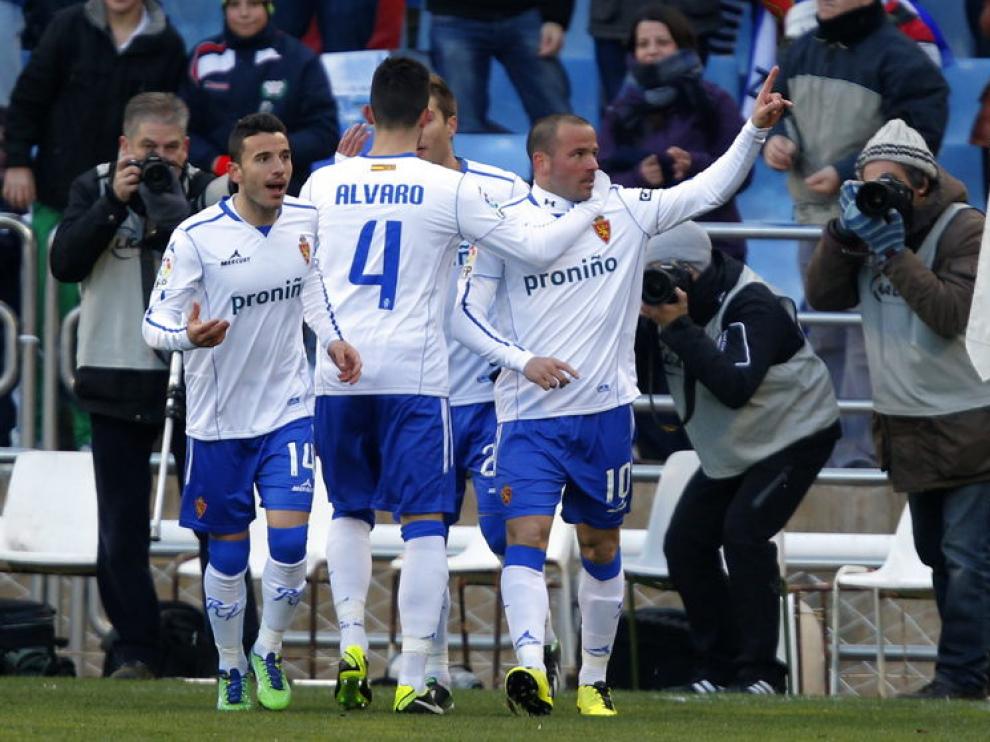 Partido entre el Real Zaragoza y el Valencia