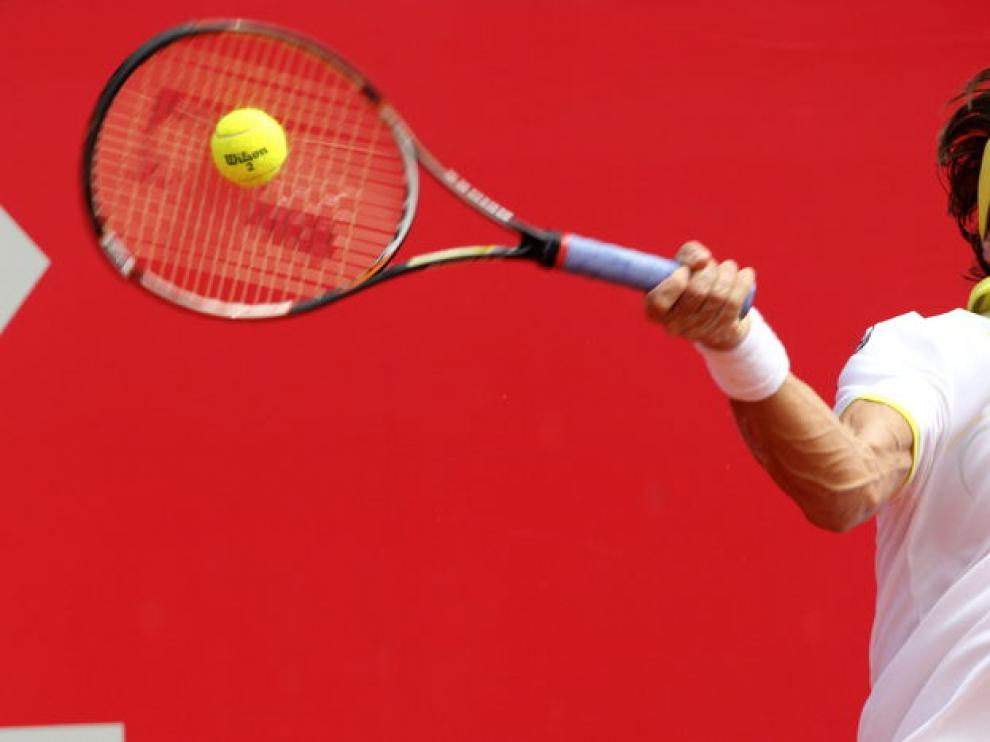 Ferrer, durante la final del torneo de Buenos Aires