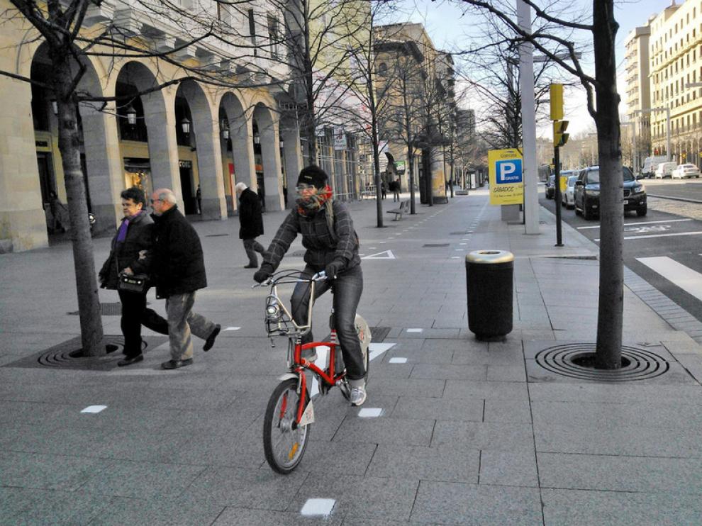 Carril bici en Independencia