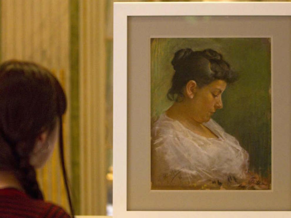 El dibujo ha aparecido tras el cuadro 'Retrato de la madre del artista'