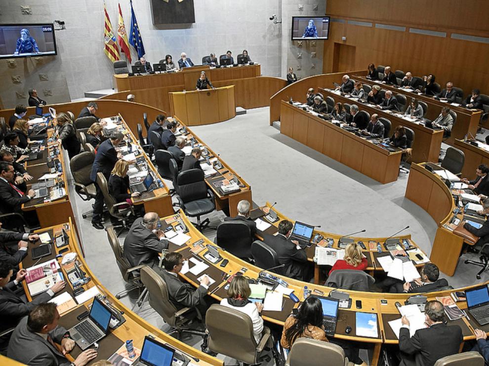 Sesión plenaria de las Cortes