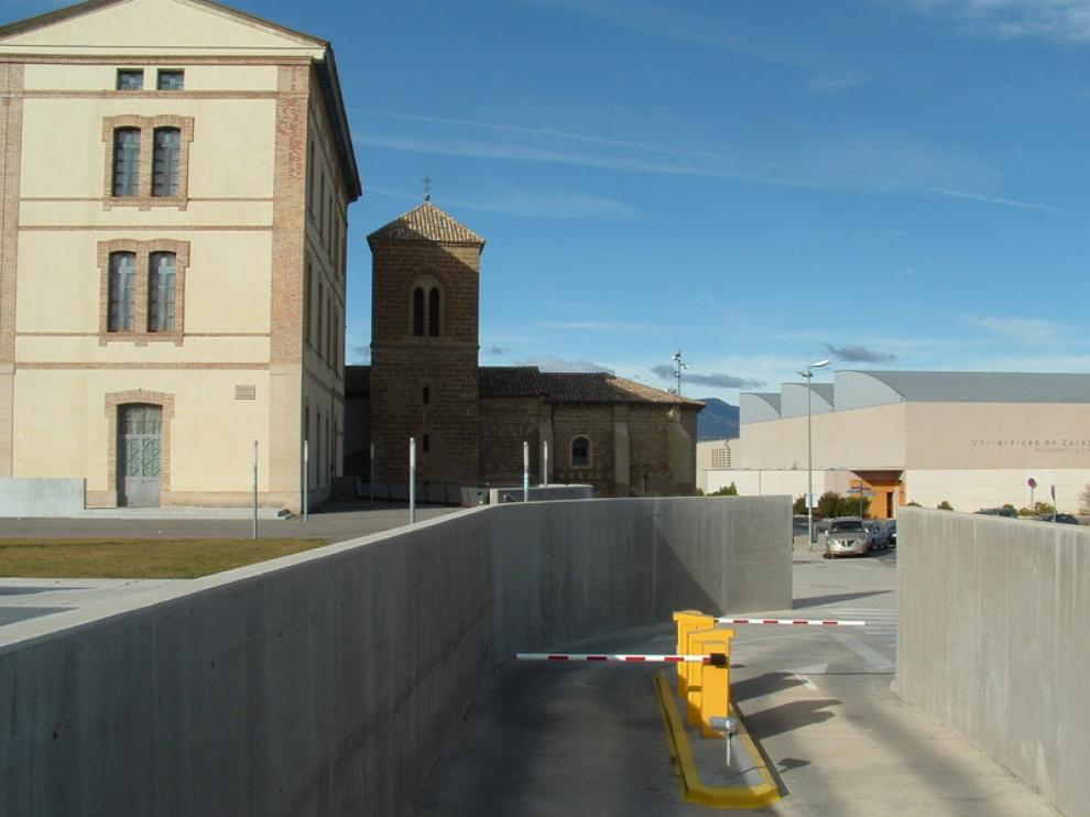 Aparcamiento de la plaza de la Constitución