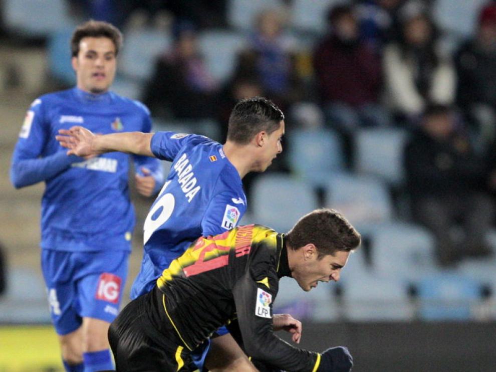 Imagen del partido contra el Getafe