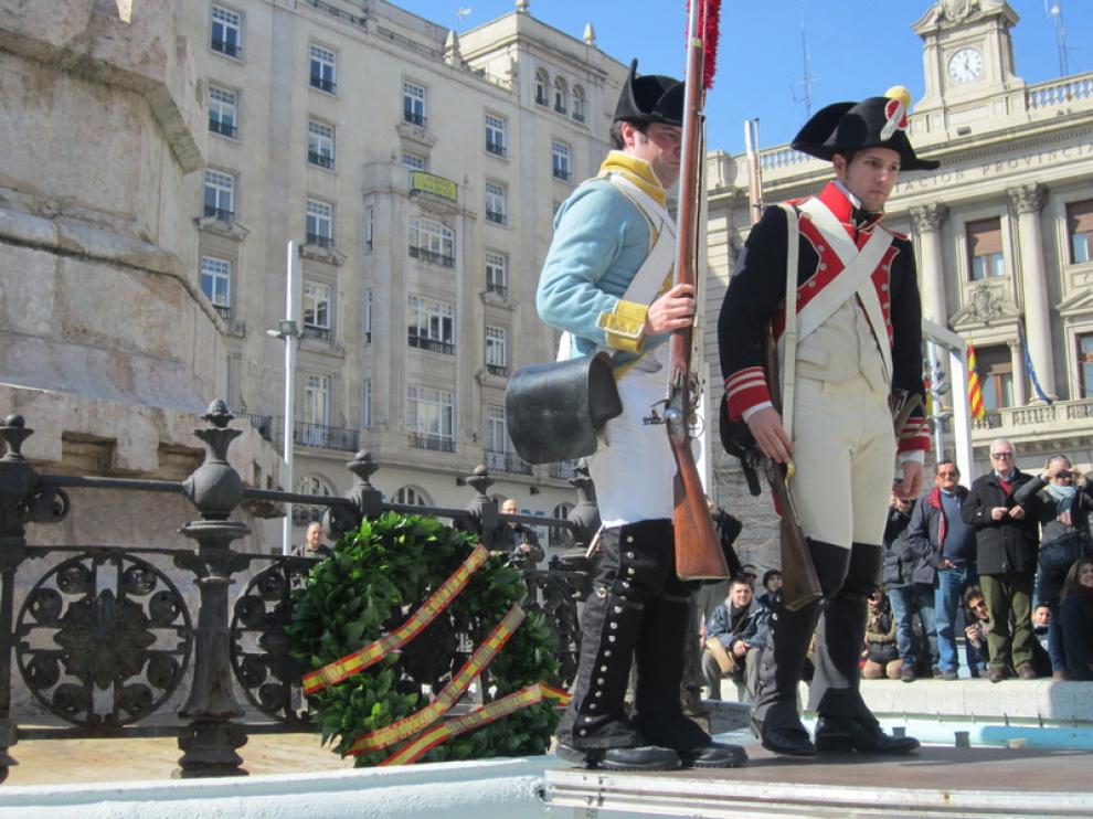 Homenaje a los caídos en los Sitios, este sábado en la plaza de España