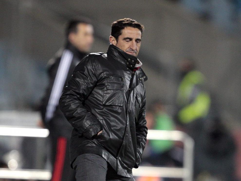 Manolo Jiménez, durante el partido contra el Getafe