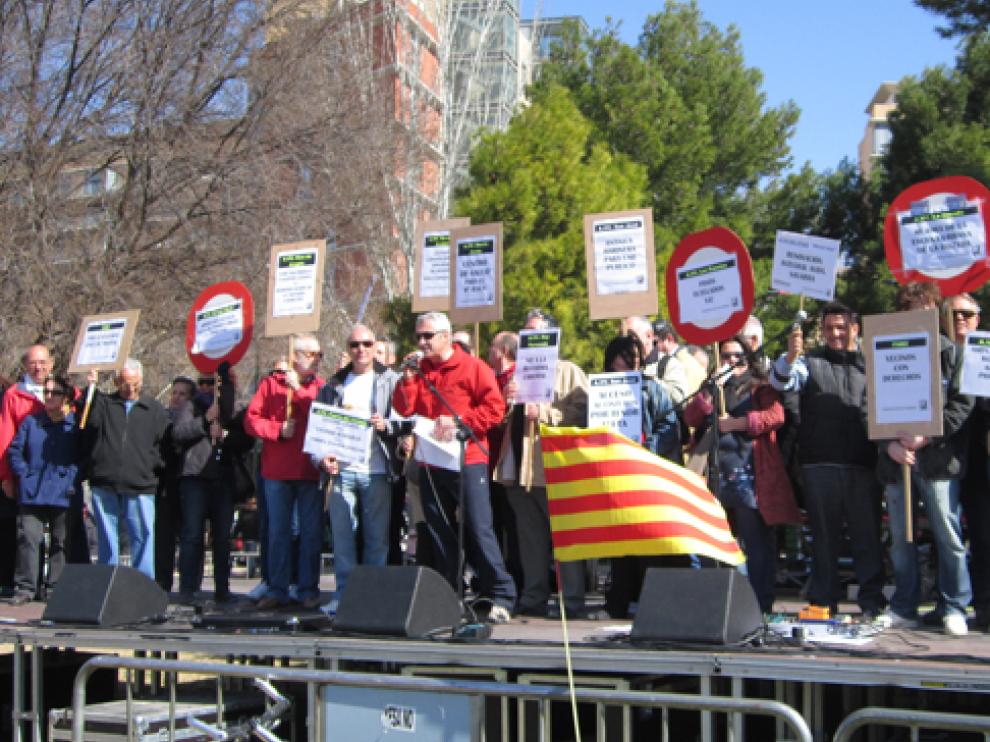 Imagen de la I Marcha de Barrios de Zaragoza