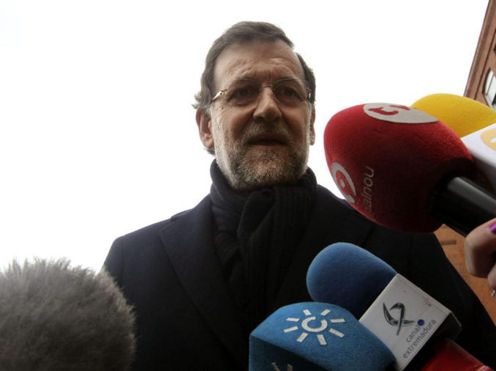 El presidente del Gobierno, Mariano Rajoy