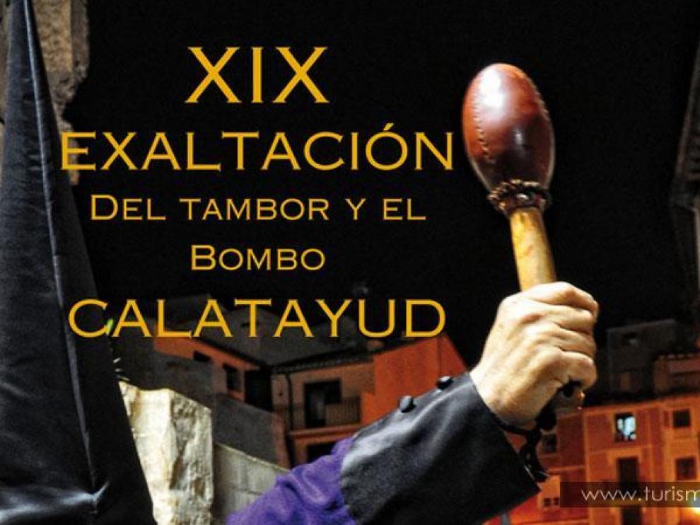 Cartel de la XX Edición de la Exaltación del tambor y el bombo de Calatayud