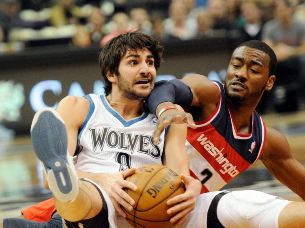 Ricky Rubio, durante el partido