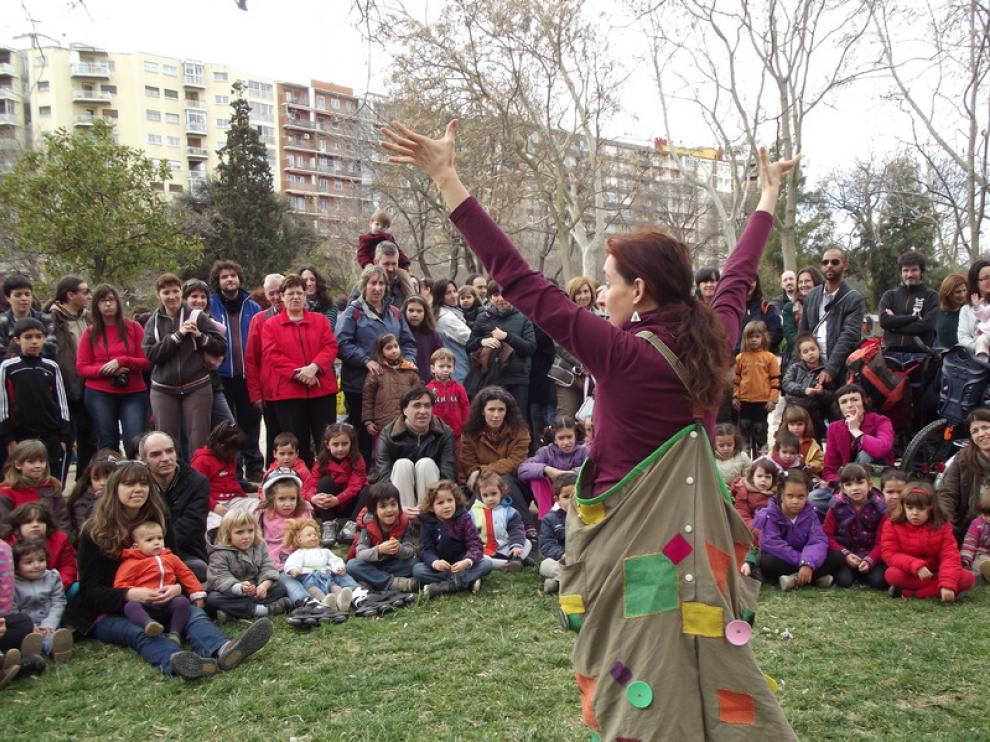 Acto reivindicativo en el Parque Bruil