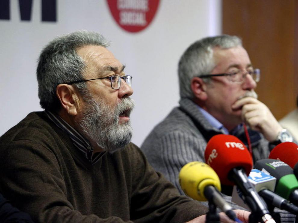 Cándido Méndez y Ignacio Fernández Toxo