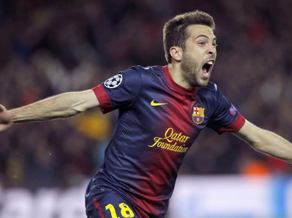 Jordi Alba sentenció el partido poniendo el 4-0 en el marcador