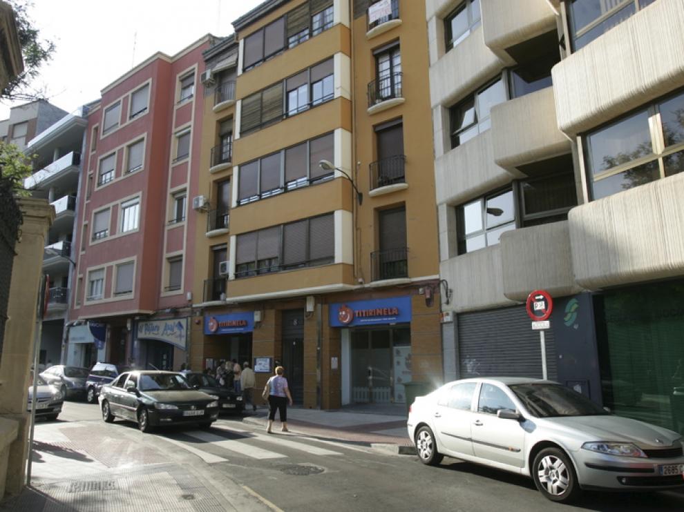 Un bloque de viviendas, en Zaragoza