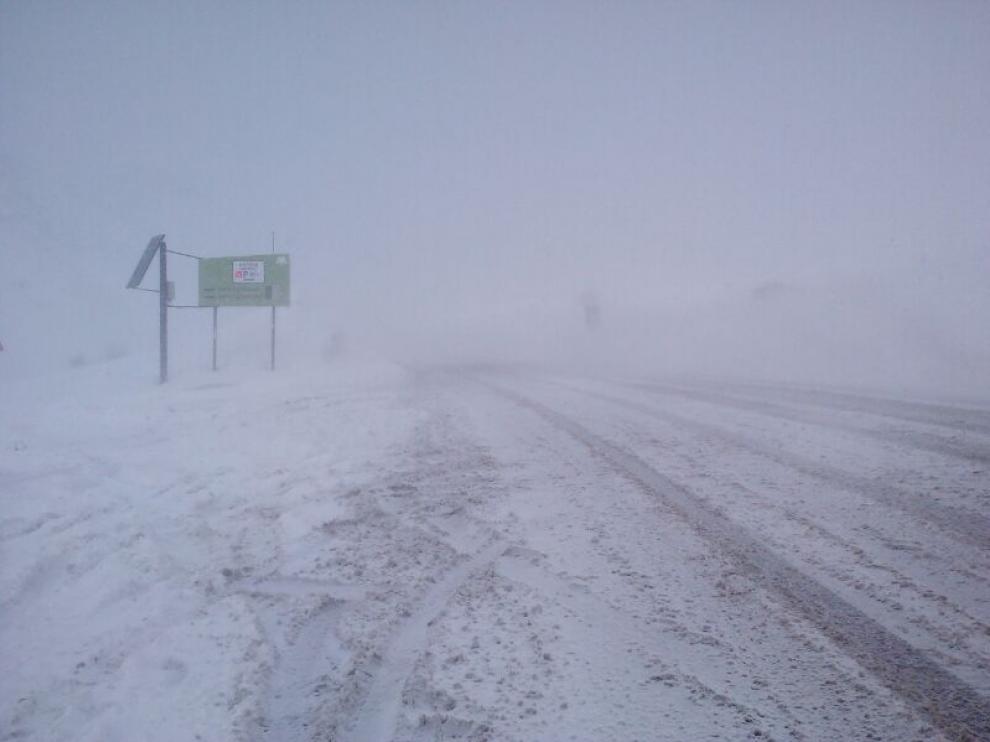 Ventisca en Anayet, en Formigal