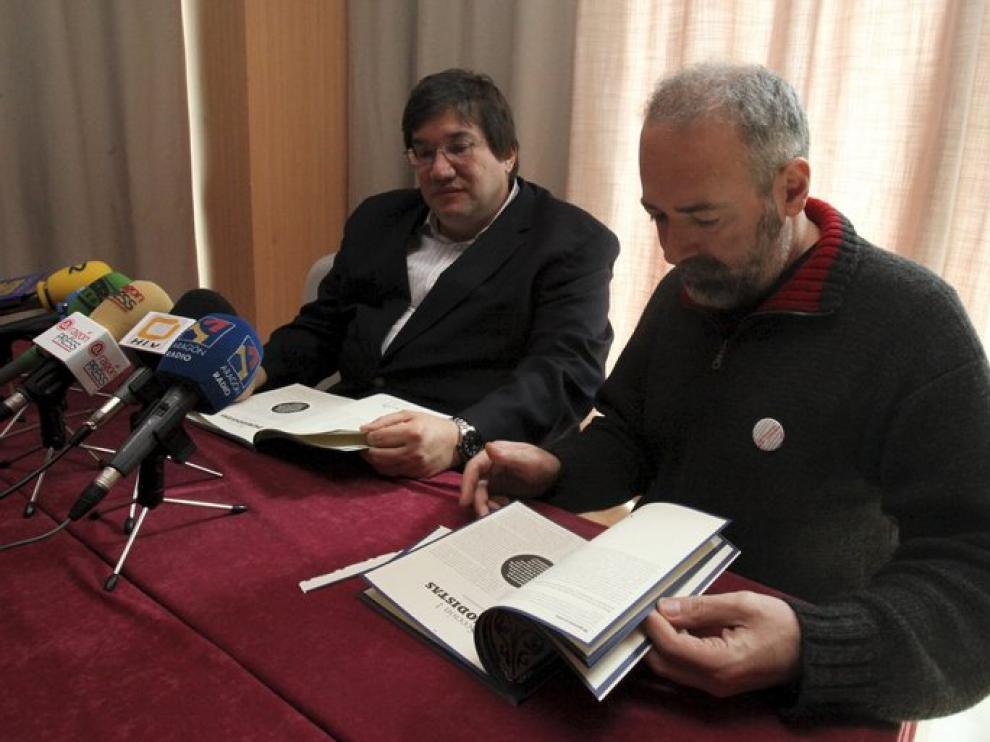 Dos de los ponentes de este año, Javier Abelló y José Cervera, en un workshop el miércoles
